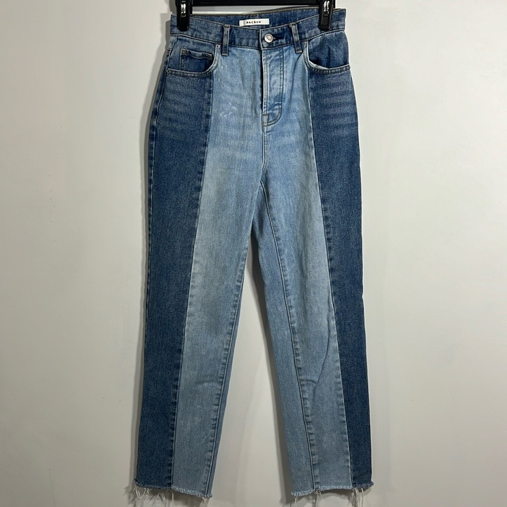PACSUN BLUE JEANS HIGH RISE STRAIGHT SIZE 25